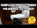 Cambiar Pedal Genérico a Carbones  Maquina Coser Electrónica Arrelgar Adapting generic foot throttle