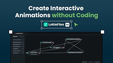 How to Make Interactive Animations without Coding  - Lottie State Machines & After Effects