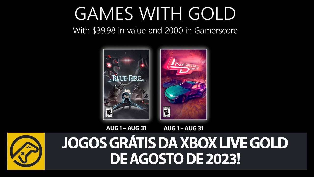 😱 Aproveite o mês de Agosto com 4 Jogos GRÁTIS no Xbox Live Gold! ☺🤙 🚀  Acesse nosso site para acompanhar as melhores novidades. 📲 www…