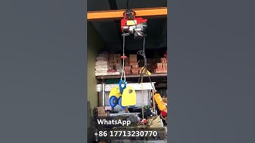 mini electric hoist with mobile trolley