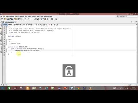Cara membuat program Hello World - Pemrograman Java