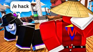 Wal Got Caught Cheating/Exploiting.. (Roblox Bedwars)