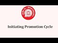 Promotion 3: Initiating Promotion cycle