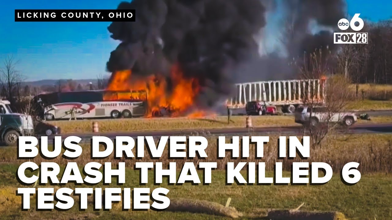 Driver of bus that was struck in Ohio crash that killed 6