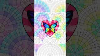 Famous Buterfly inside a heart ❤ / Aster Color & Relax Wealth