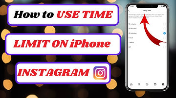"How to Set & Manage Instagram Time Limits on iPhone | Stay Productive!"
