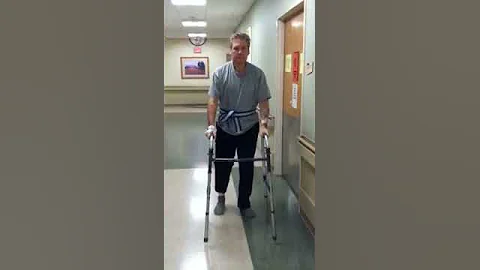 Three days after bilateral knee total replacement surgery