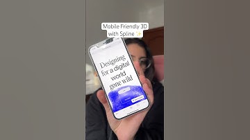 Mobile Friendly 3D with Spline #3d #3ddesign #ux #ui #webdesign #graphicdesign #animation #codefree