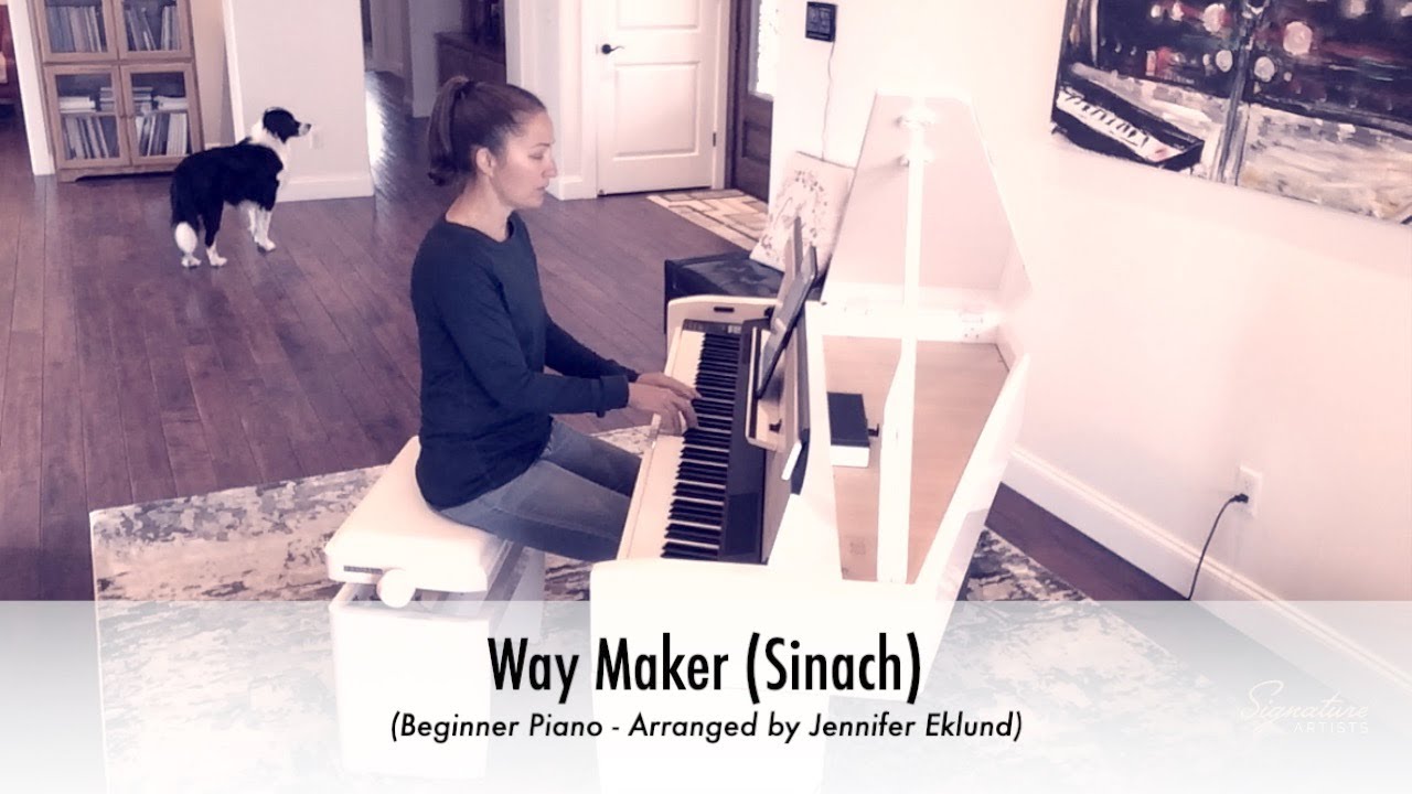 Way Maker (Sinach) - Piano Sheet Music for Beginners