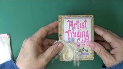 Give Away and "How To" on ATC Card Holder