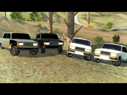 2 TEKER AYARLI VAZ 2107 İLE OFFROAD ELEDİK😏 - CAR PARKİNG MULTİPLAYER