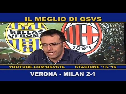 QSVS - I GOL DI VERONA - MILAN 2-1 - TELELOMBARDIA / TOP CALCIO 24 rossiya 1