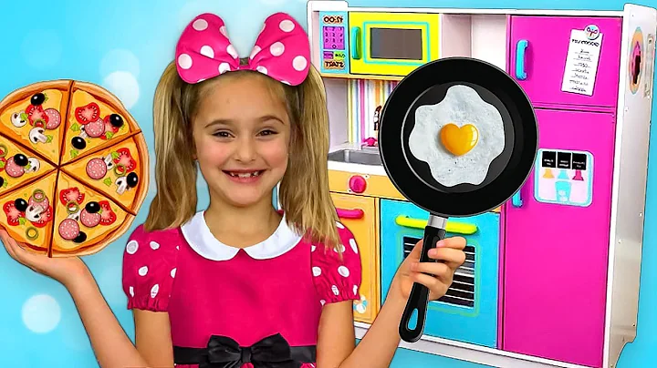 Sasha go to Minnie and Mickey Mouse party and Cook...