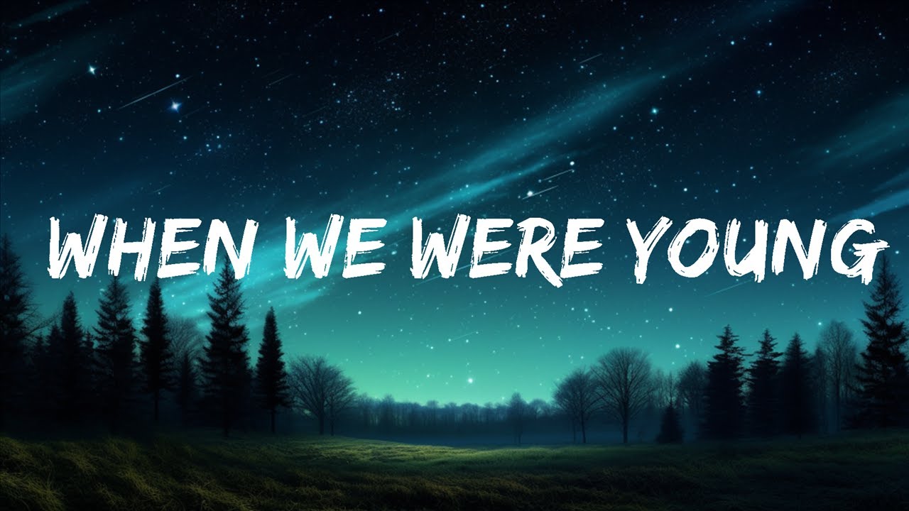 [1 Hour] David Guetta, Kim Petras - When We Were Young (Lyrics) | Café