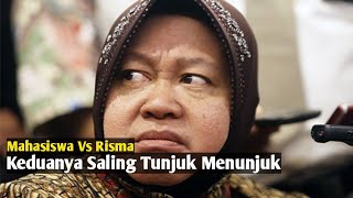 Risma Vs Mahasiswa. Mereka Terlibat Debat Sengit dan Saling Tunjuk Menunjuk