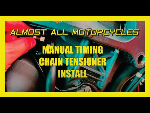 Motorcycle Manual Timing Chain Tensioner Install Yamaha R6 - YouTube