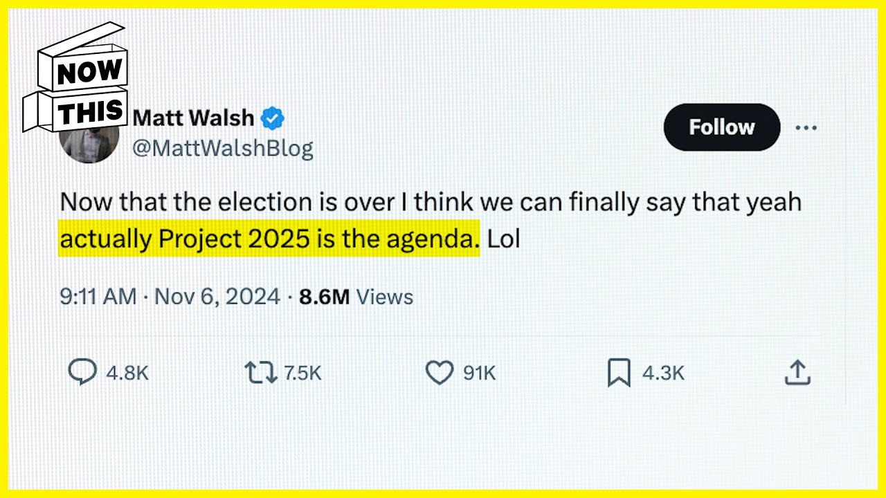 Trump Allies Finally Admit Project 2025 Was the Plan All Along - YouTube