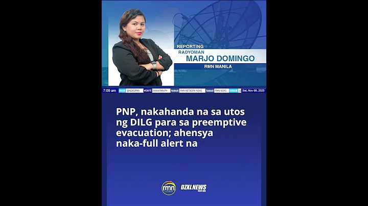 PNP, nakahanda na sa utos ng DILG para sa preemptive evacuation; ahensya naka-full alert na