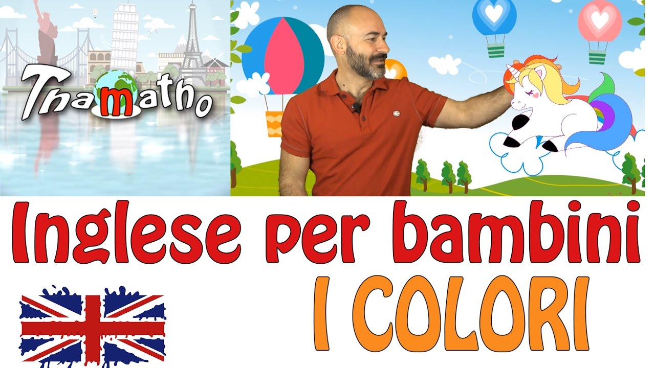 Inglese Per Bambini I Colori Youtube