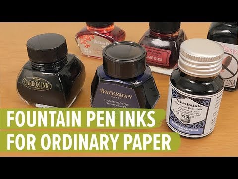 Best Fountain Pen Inks for Editing and Annotation — The Gentleman