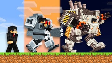 Minecraft, But I Become a Mech...