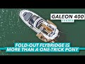 The coolest 40ft flybridge on the market? | Galeon 400 review and yacht tour | Motor Boat & Yachting