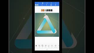 Celebrity How to Make 3D Triangle Logo in Pixellab | Pixellab logo Design #short #youtubeshorts #3d Net Worth