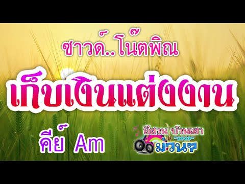 เก็บเงินแต่งงาน - ซาวด์ พร้อมโน๊ตพิณ คีย์ Am