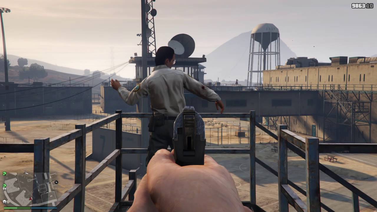 GTA Online: Passive-Aggressive Guard.