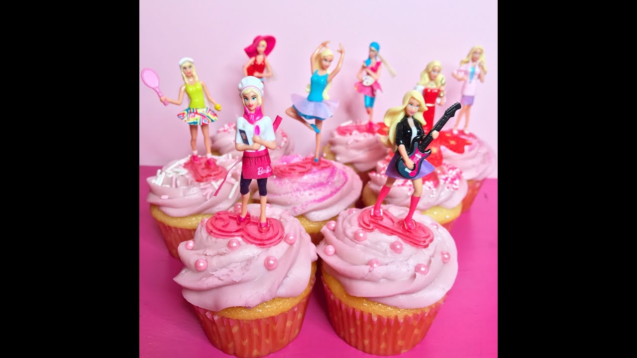 barbie cupcake