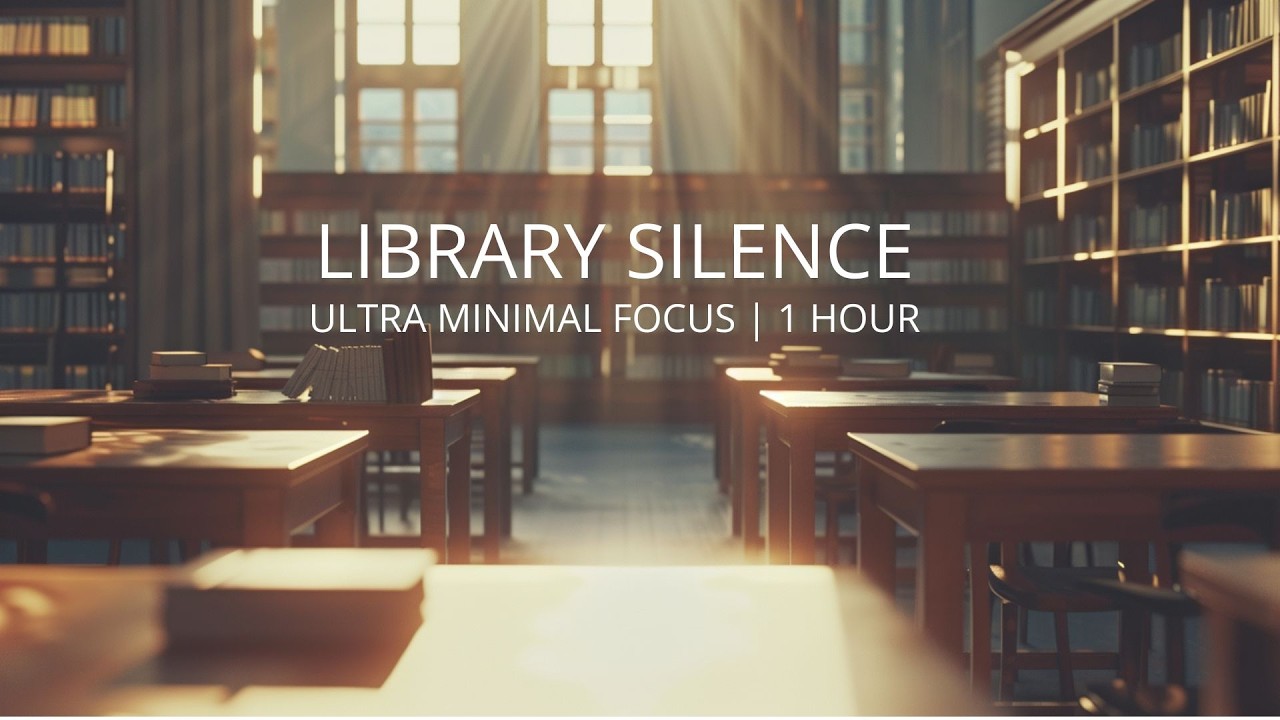 Library Silence Focus Music for Study & Reading | Cinematic Concentration | 1 Hour