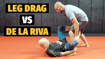 Leg Drag Pass Against De La Riva Guard (No Gi Version)