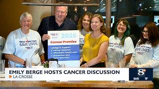 Emily Berge hosts cancer discussion
