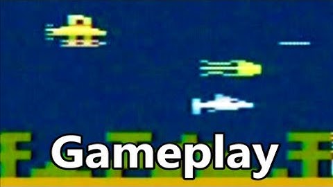 Bermuda Triangle Atari 2600 Gameplay - The No Swear Gamer