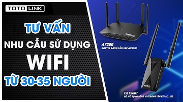 A720R, EX1200T | Giải pháp wifi cho diện tích 120m2 - 35 thiết bị kết nối