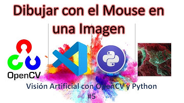 Dibujar con el mouse en una imagen con OpenCV y Python. Serie #5