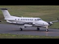 Beechcraft Super King Air 350 taxi and takeoff