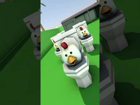 😳 Skibidi Toilet #2 / Chicken Gun 3D Animation - МЕМ Чикен Ган #shorts  #chickengun