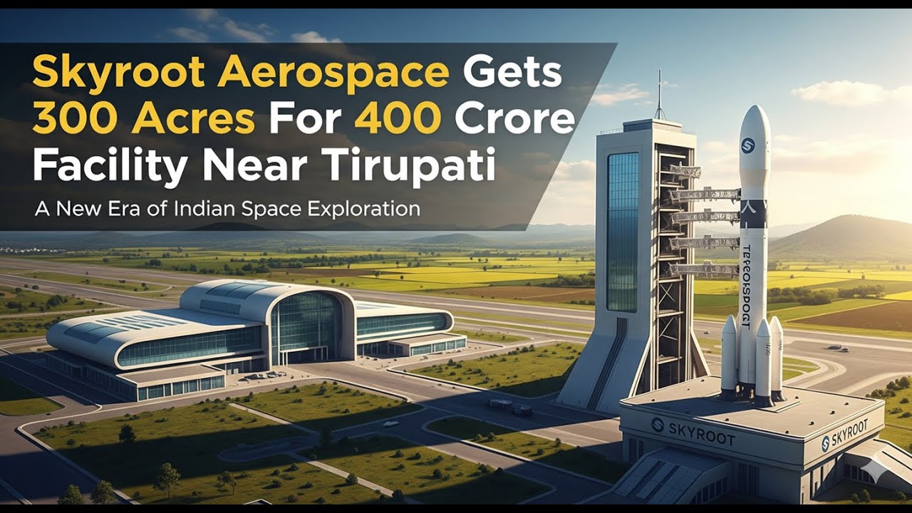 Skyroot Aerospace Gets 300 Acres For 400 Crore Facility Near Tirupati ...