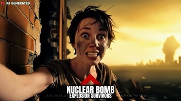 Veo 3: Nuclear Bomb Explosion Survivors (4K) ∙ Moments From Disaster [AI Vlog ∙ AI Generated Video]