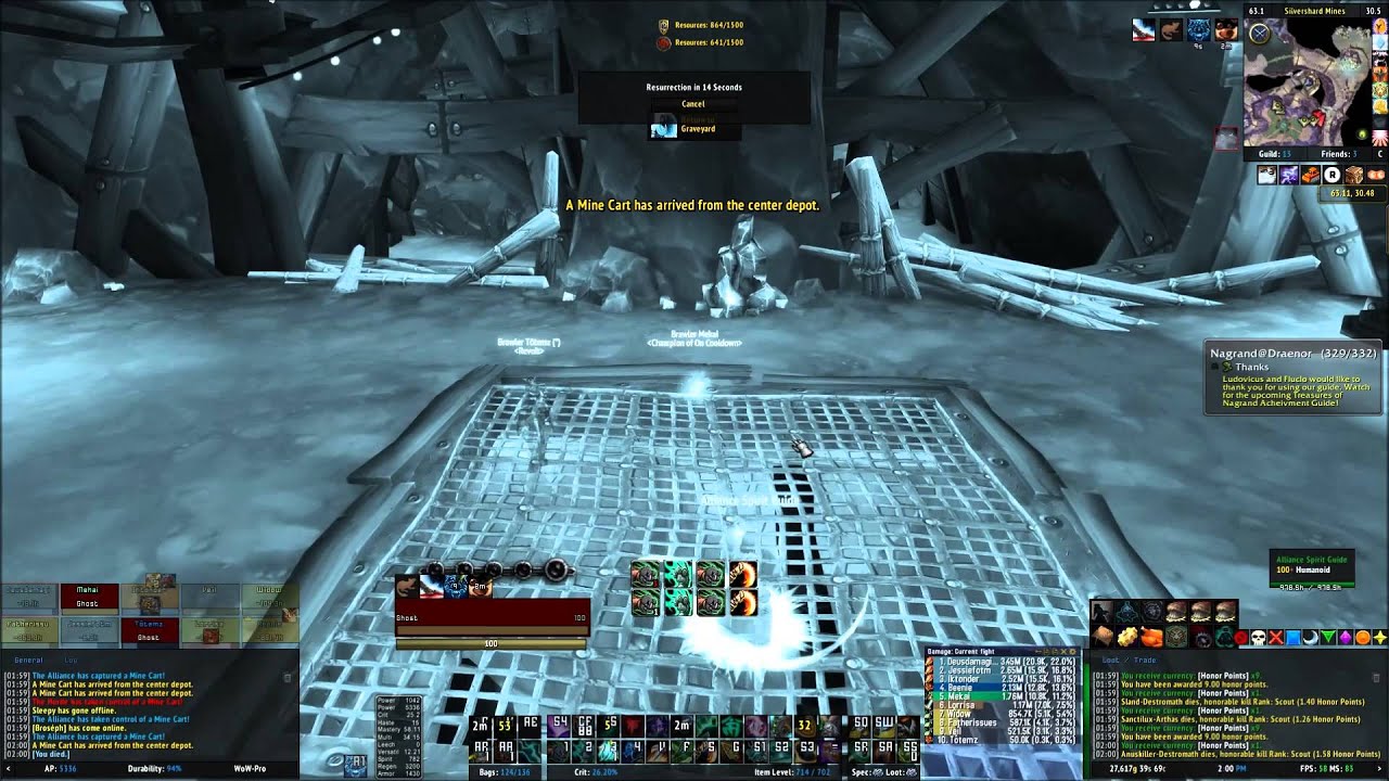 WoW PVP Windwalker Monk Typical Silvershard Mines