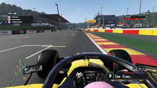 Formula 1 2019 Daniel Ricciardo Renault Race  Spa Francorchamps Belgian Grand Prix Gameplay 4K 60FPS screenshot 1