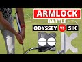 Armlock putters  odyssey vs sik  6 hole putt off