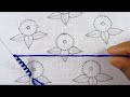 Hand Embroidery Amazing All Over Design Tutorial Sewing Trick Easy All Over Embroidery For Dresses