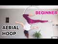 Aerial Hoop Beginner conditioning and EASY combo | aerial practice