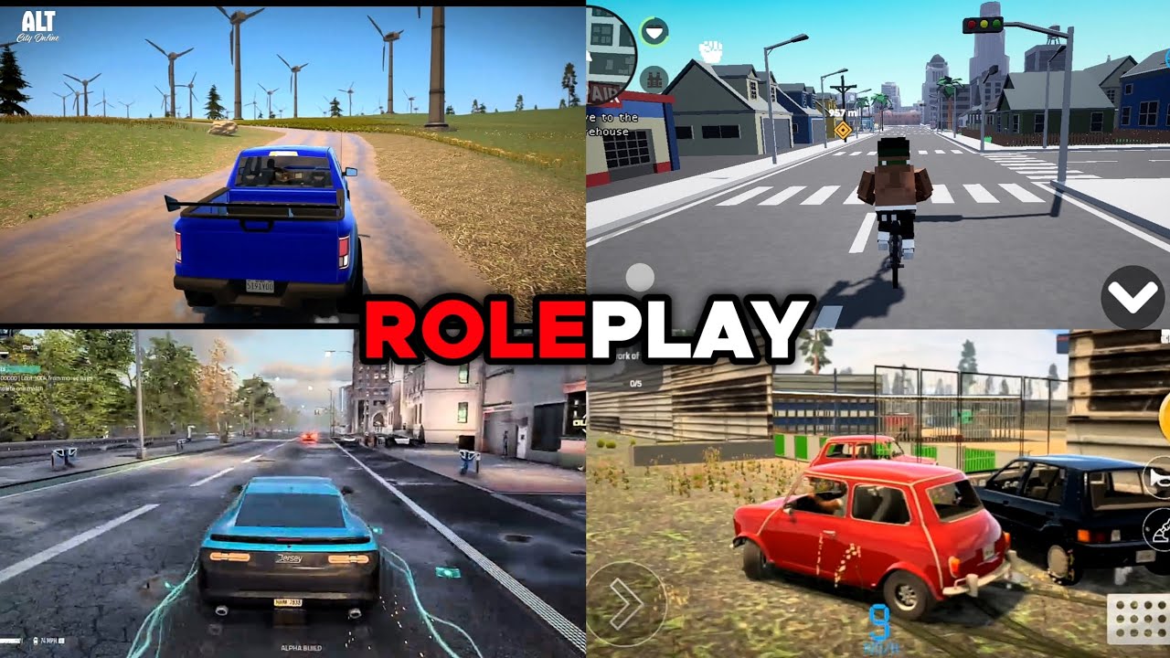 TOP 6 Best Open World ROLE PLAY Games like GTA 5 Online for Android • High  Graphics Games 