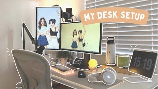 my desk setup transformation 🌙 | streamer ⁄ shopee ⁄ ergonomic ⁄ aesthetic ⁄ philippines screenshot 2