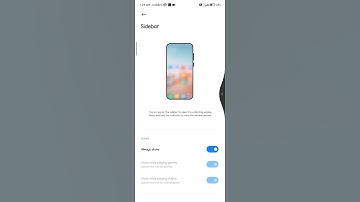 Redmi Note 10Pro how to activate sidebar on #viral #androidphone