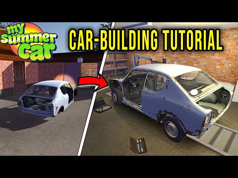 [2022] BUILD CAR, ENGINE and CONNECT WIRES [FULL TUTORIAL] - My Summer Car #231 | Radex