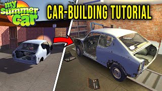 [2023] BUILD CAR, ENGINE and CONNECT WIRES [FULL TUTORIAL] - My Summer Car #231 | Radex